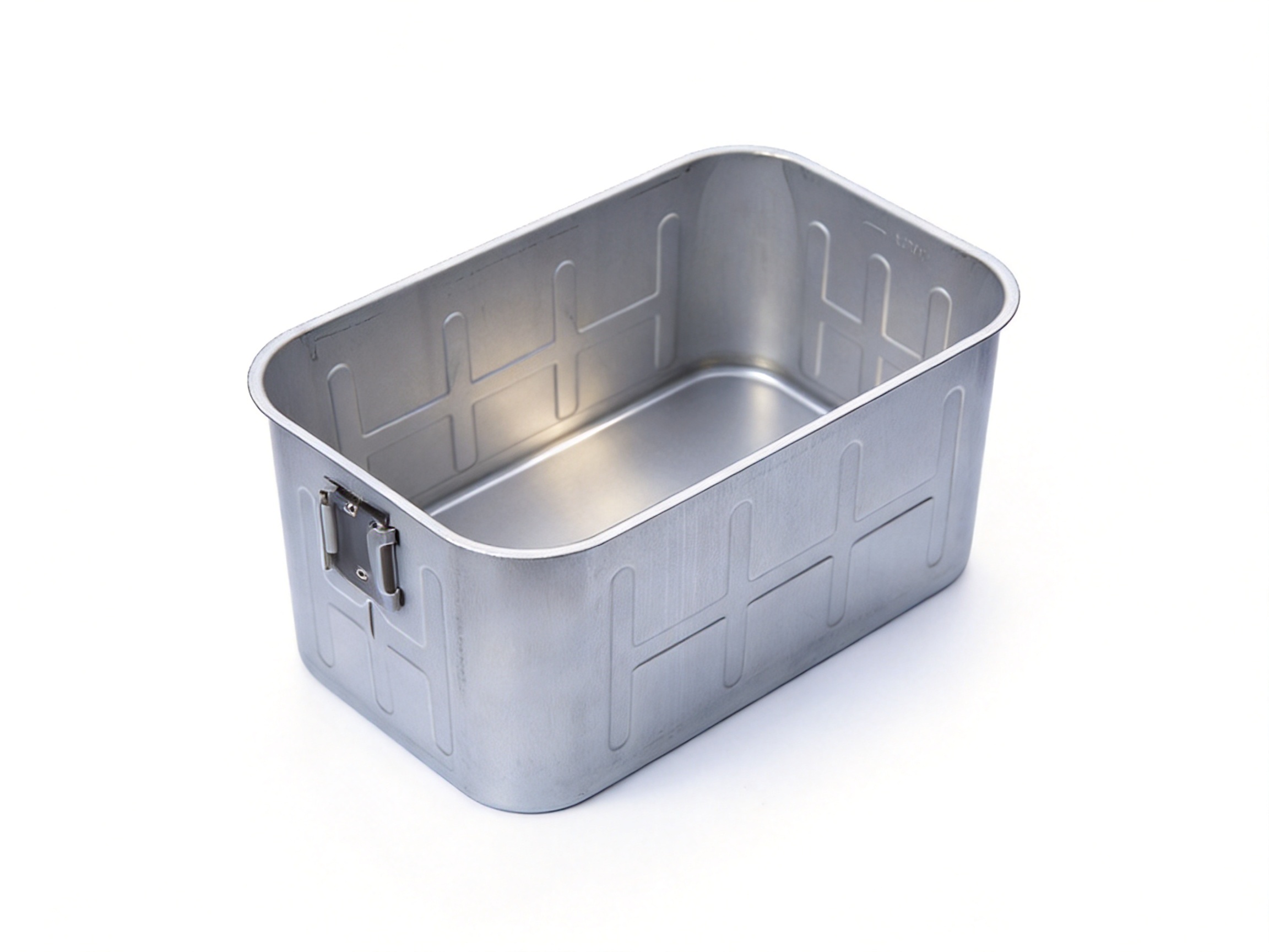 Deep-Drawn Rectangular Container with Handle: Seamless Strength for Hygienic Industrial Storage