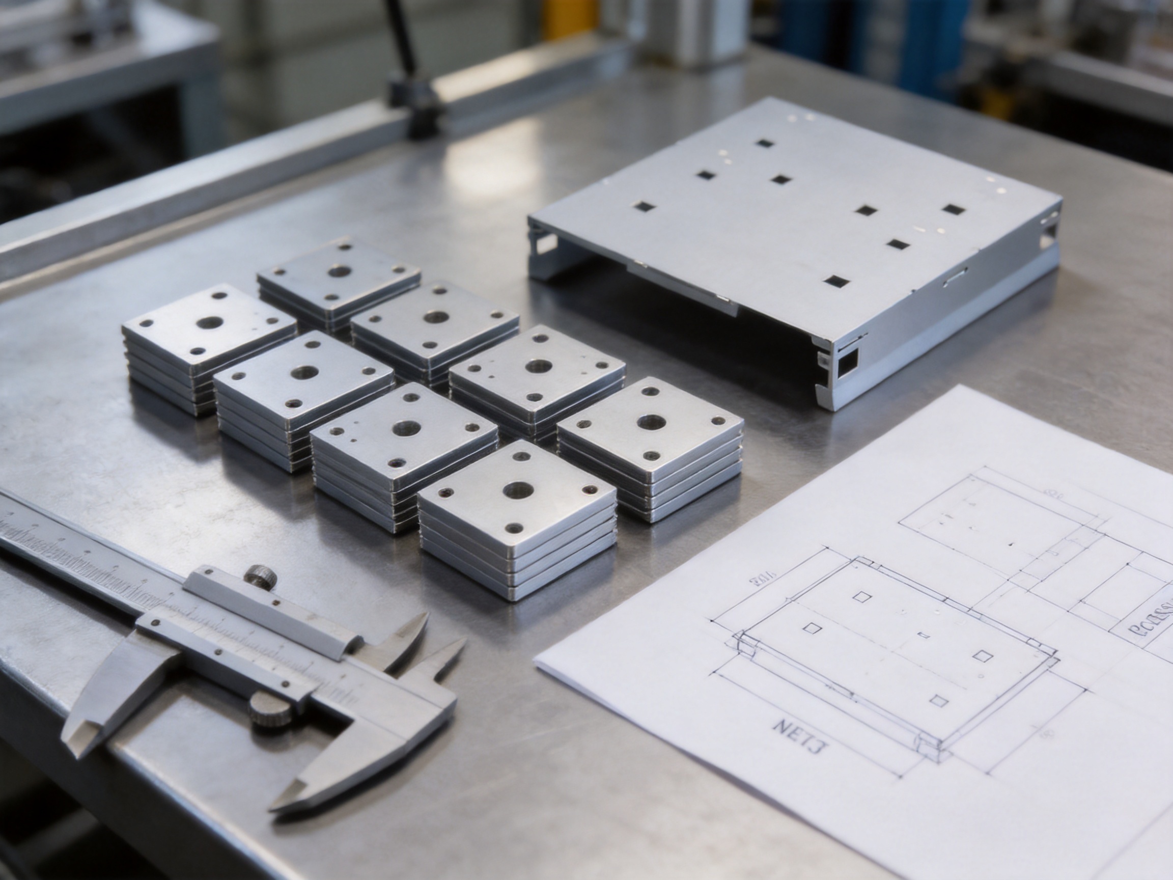 Stamped Small Square Parts for Precision Industrial Assembly