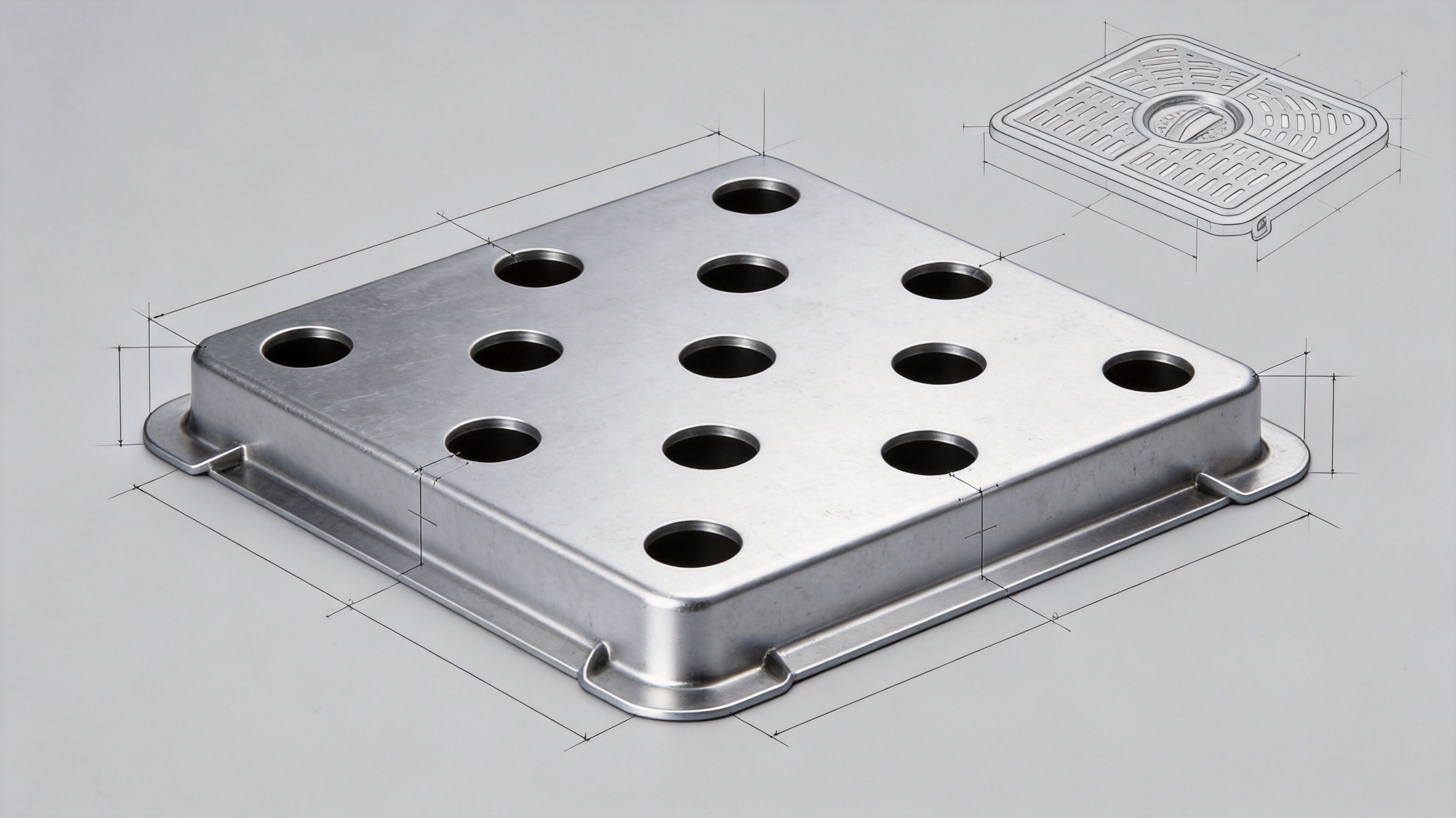Stamped Square Lid with Holes: Precision, Protection, and Custom Manufacturing for Industrial Applications