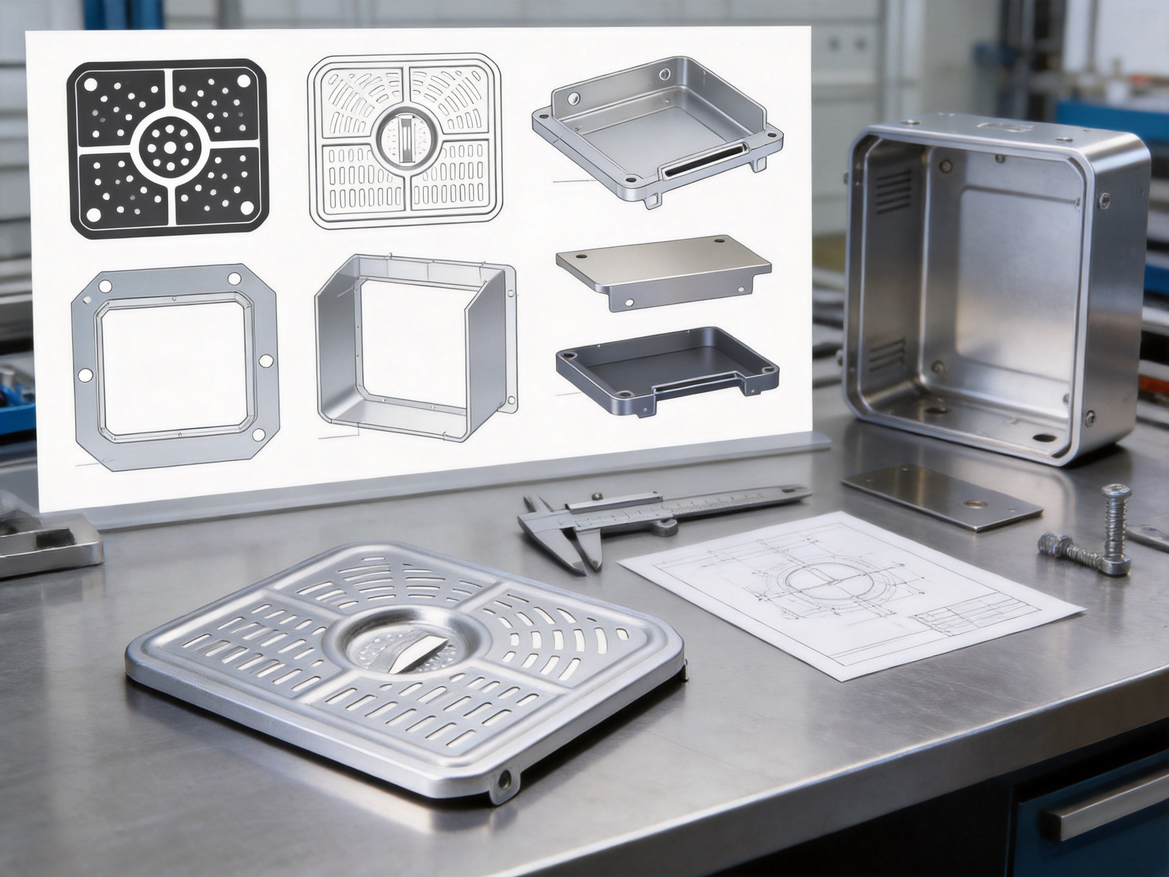 Stamped Square Lid with Holes: Precision, Durability, and Customized Metal Protection