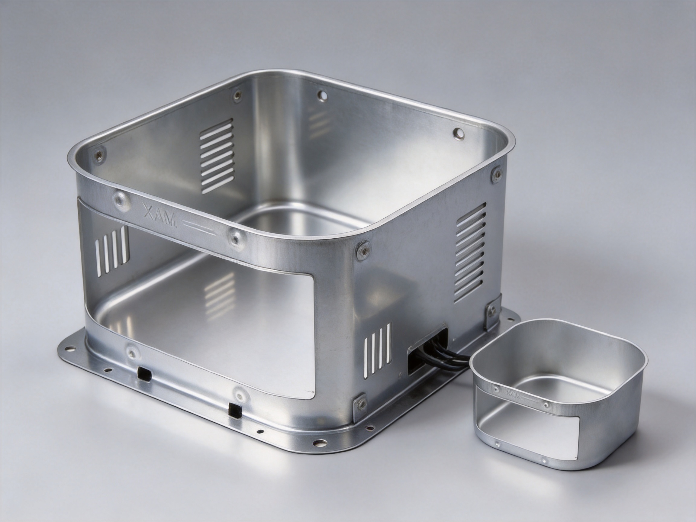 Deep-Drawn Square Containers with Custom Cutouts: Strength, Precision, and Versatile Metal Forming