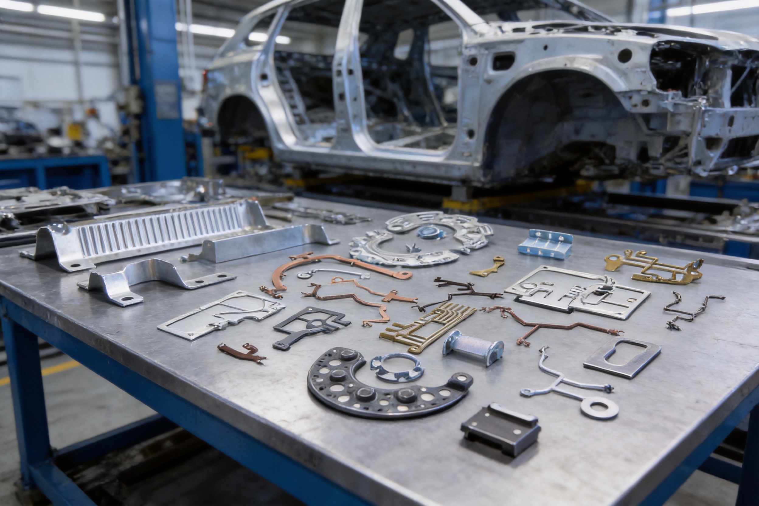 Precision Stamped Sheet Metal Parts for Automotive Applications