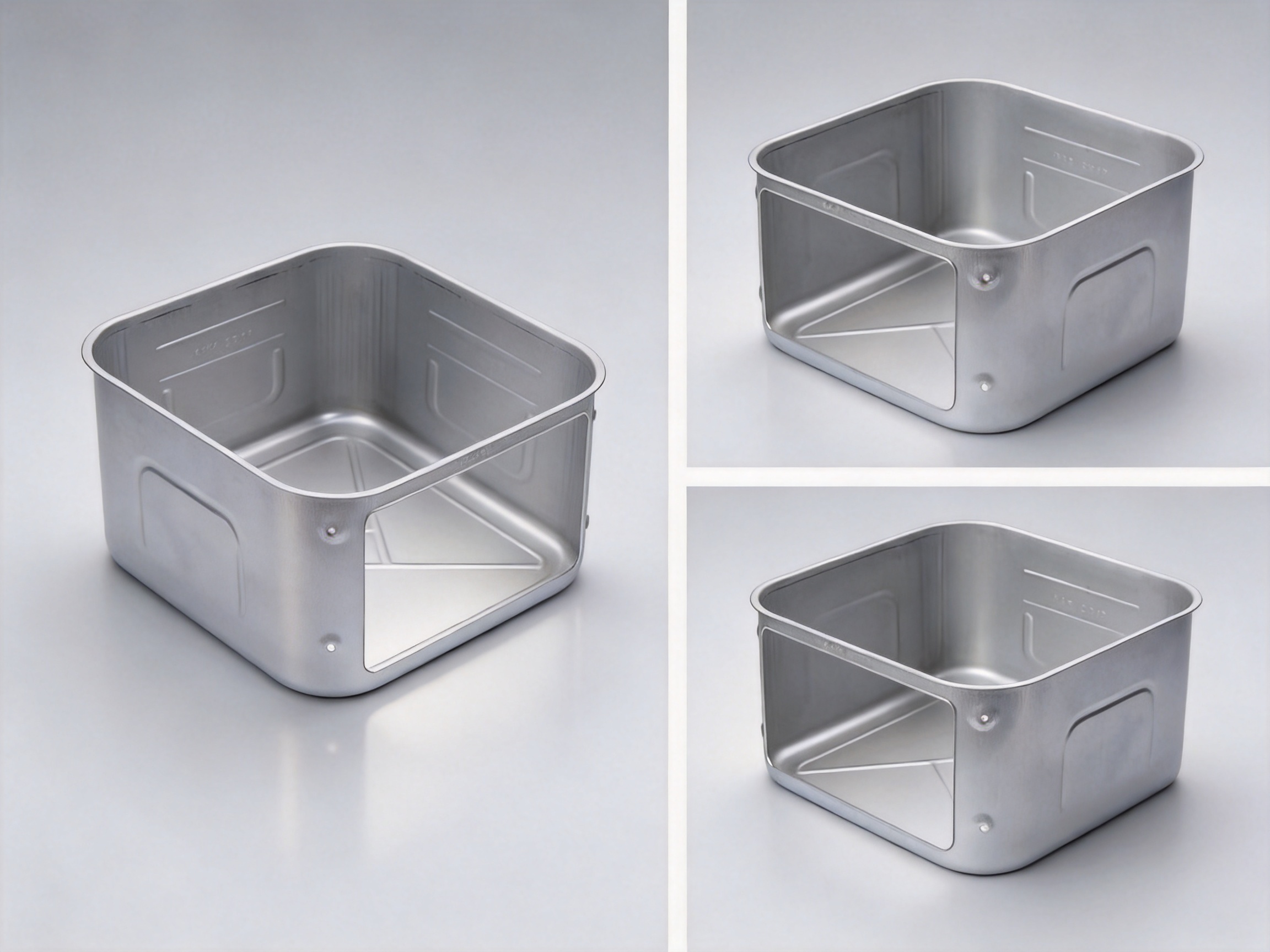 Deep-Drawn Square Containers with One-Sided Cutouts: Precision, Flexibility, and Reliable Industrial Performance
