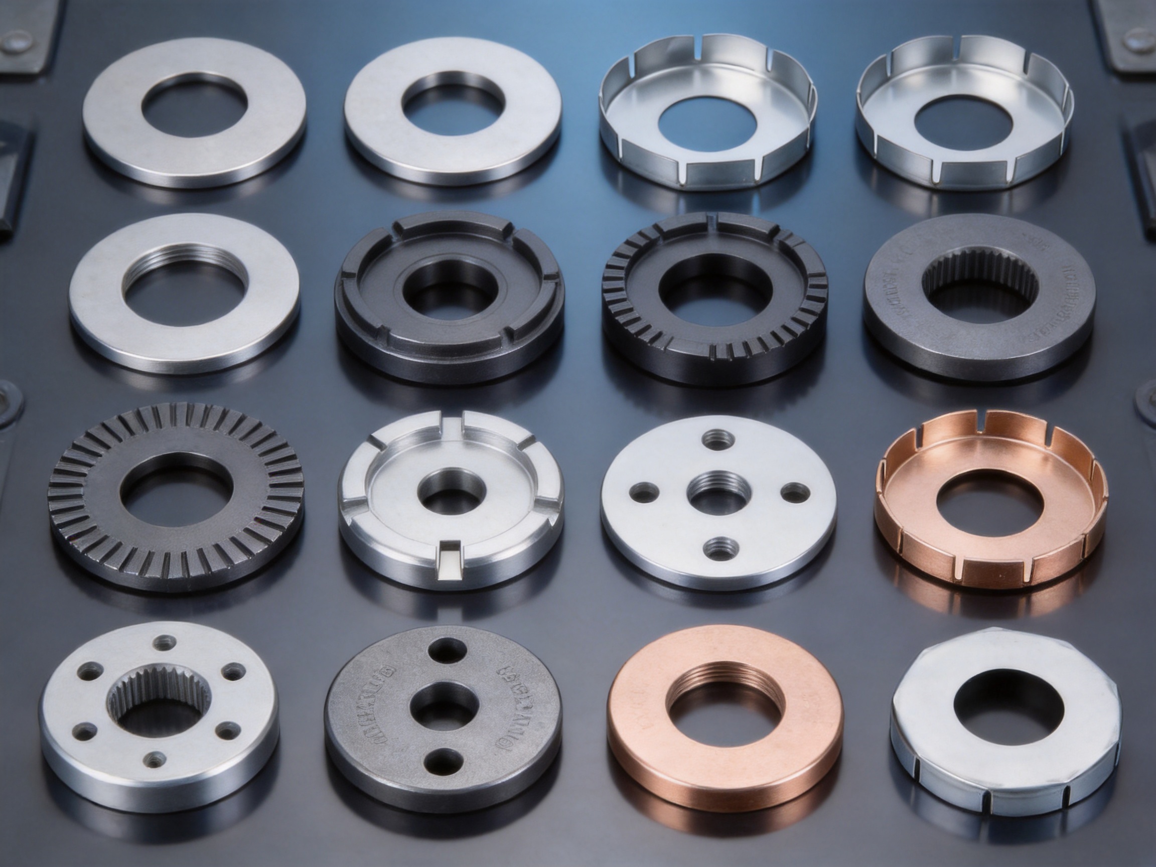Precision Circular Stamped Parts with a Central Hole for Reliable Industrial Assembly