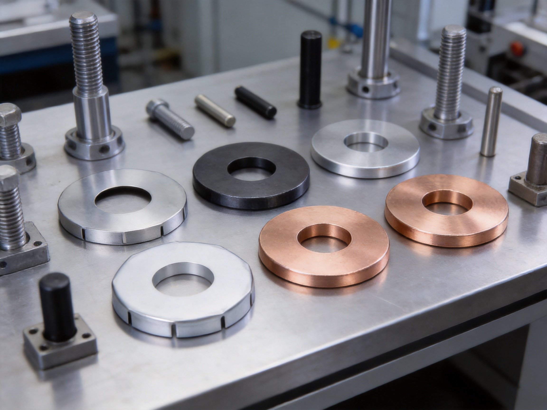Precision Circular Stamped Parts with a Central Hole for Reliable Industrial Assembly