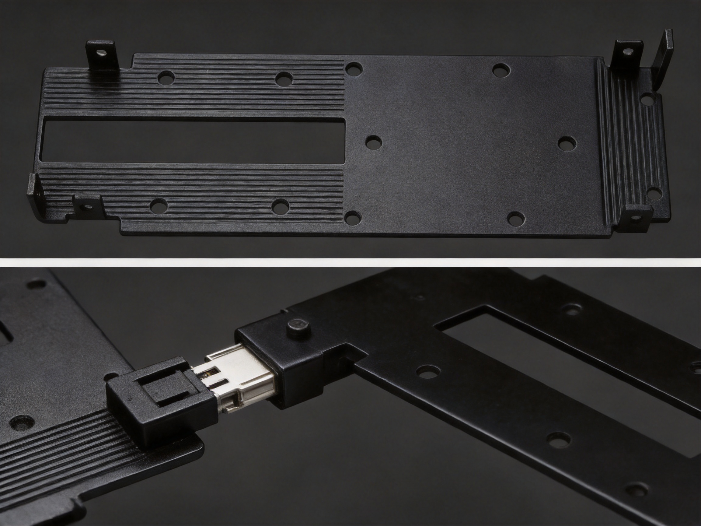 Black Stamped Parts with Connectors: Precision, Protection, and Custom Integration