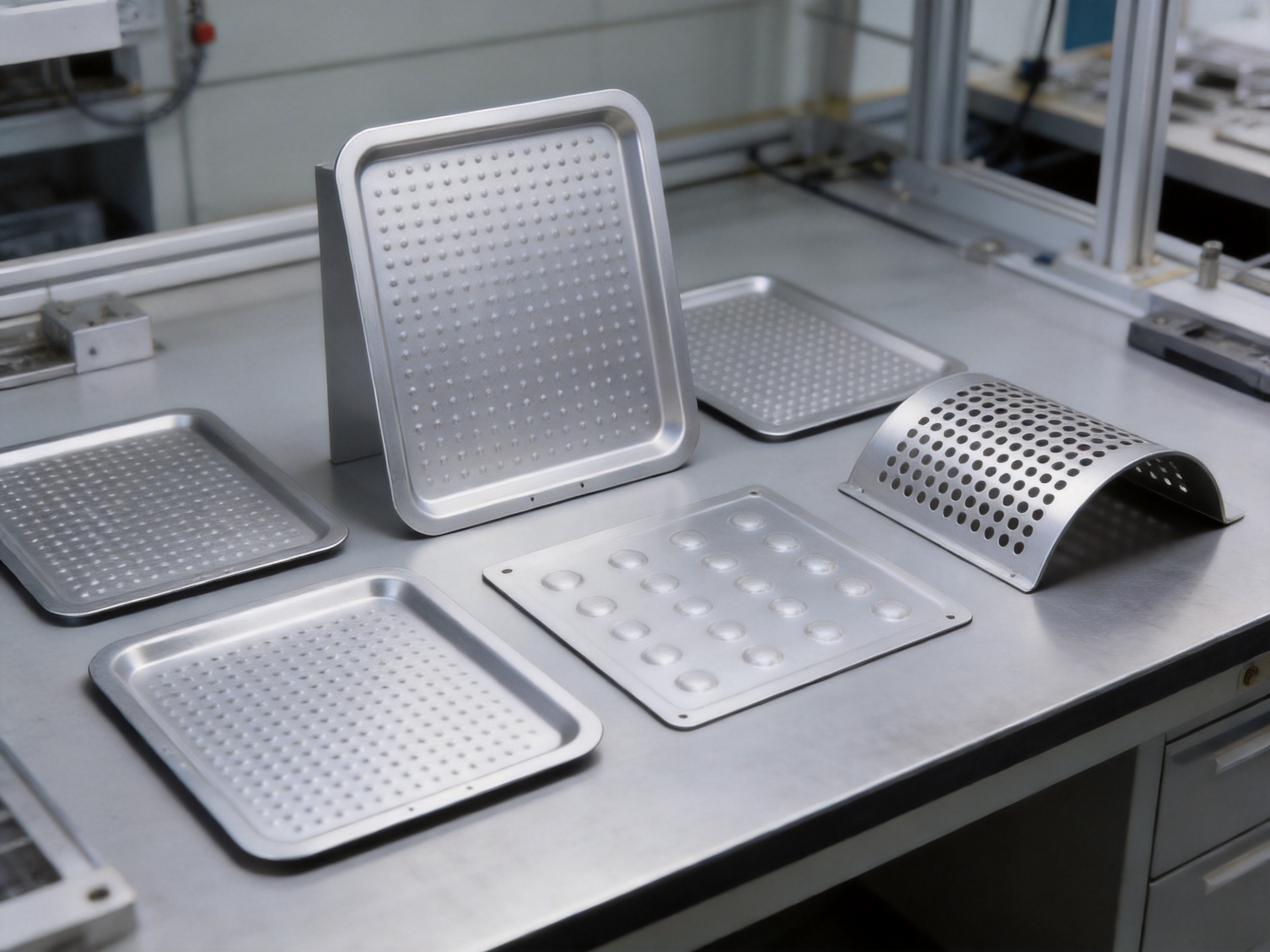 Precision Stamped Parts with a Polka Dot Pattern Base: Design, Performance, and Manufacturing Excellence
