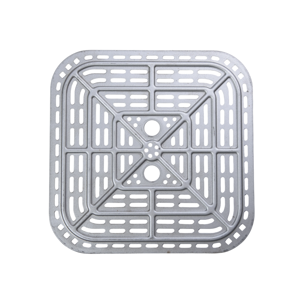 Stamped square parts with holes