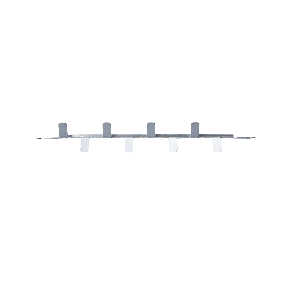 Stamped bendable strip-shaped parts