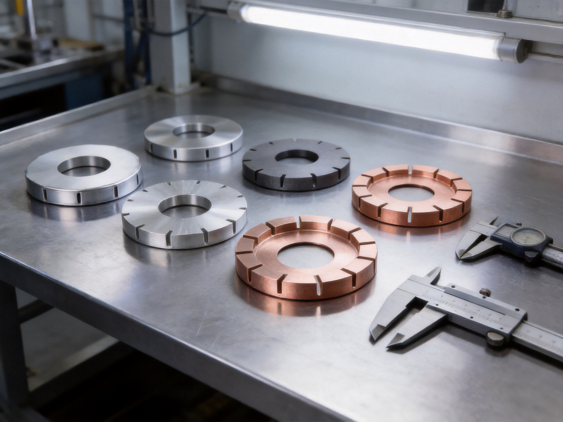 Precision Circular Stamped Parts with Central Holes for Reliable Industrial Assemblies