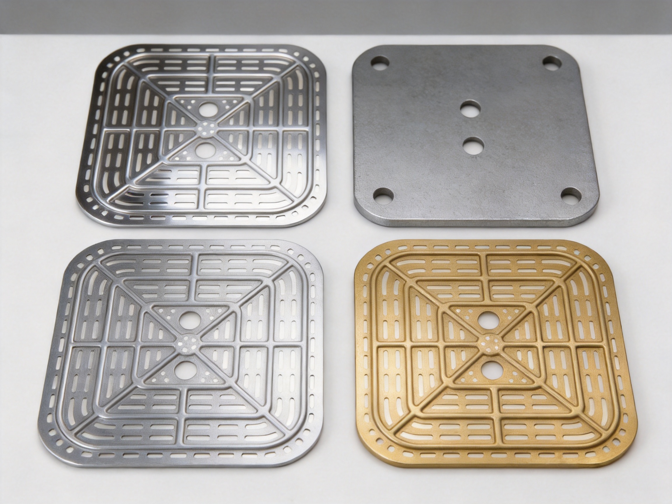 Precision Stamped Square Parts with Holes for Reliable Industrial Assembly